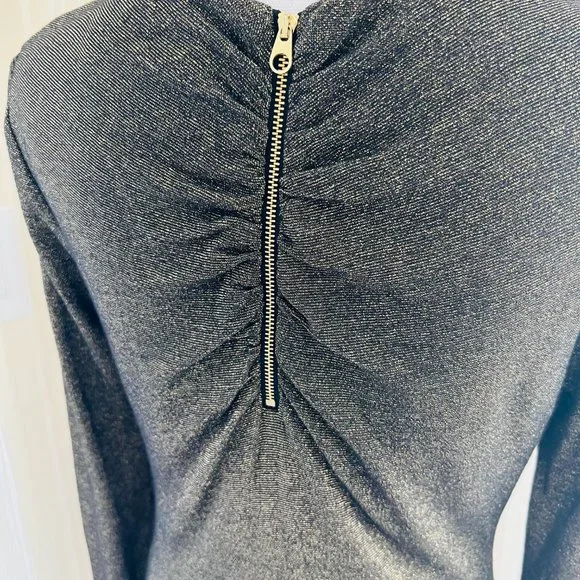 Ted Baker London Lizzey Twist Gold Dress size 3 - Picture 4 of 10